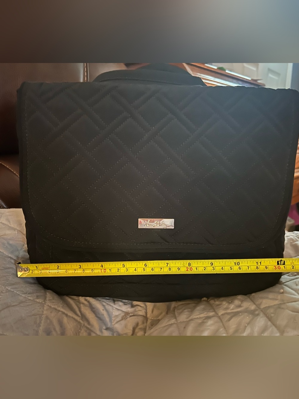 Vera Bradley Quilted Black Crossbody Bag